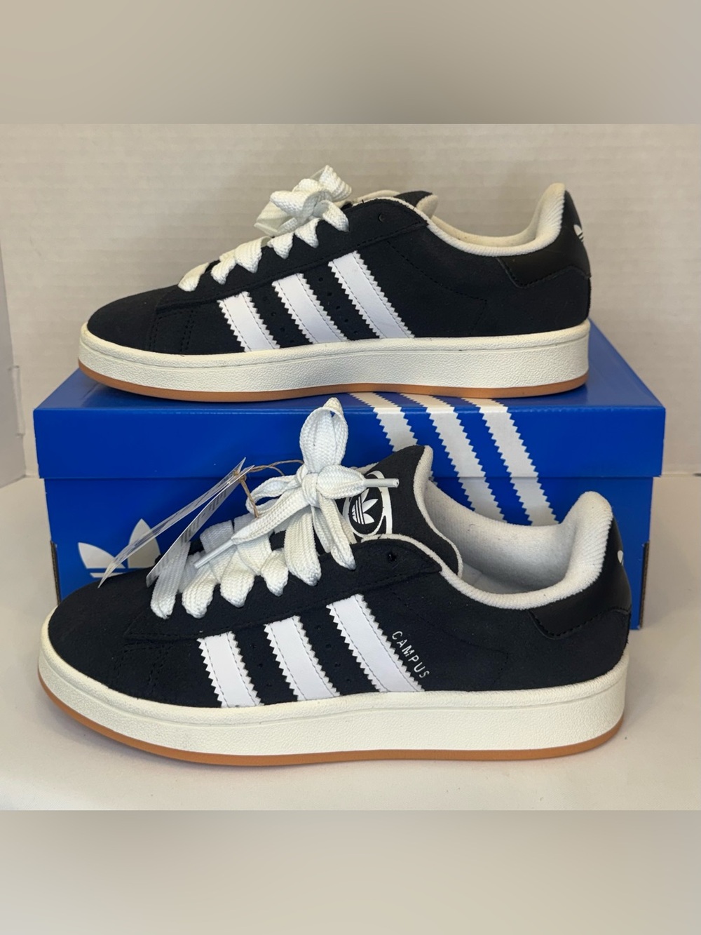 Adidas Originals Campus 00s Sneakers in Core Black/Cloud White
